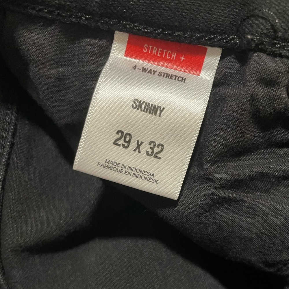 Express Skinny Black 4-Way Stretch Jeans (29x32) - Picture 5 of 5
